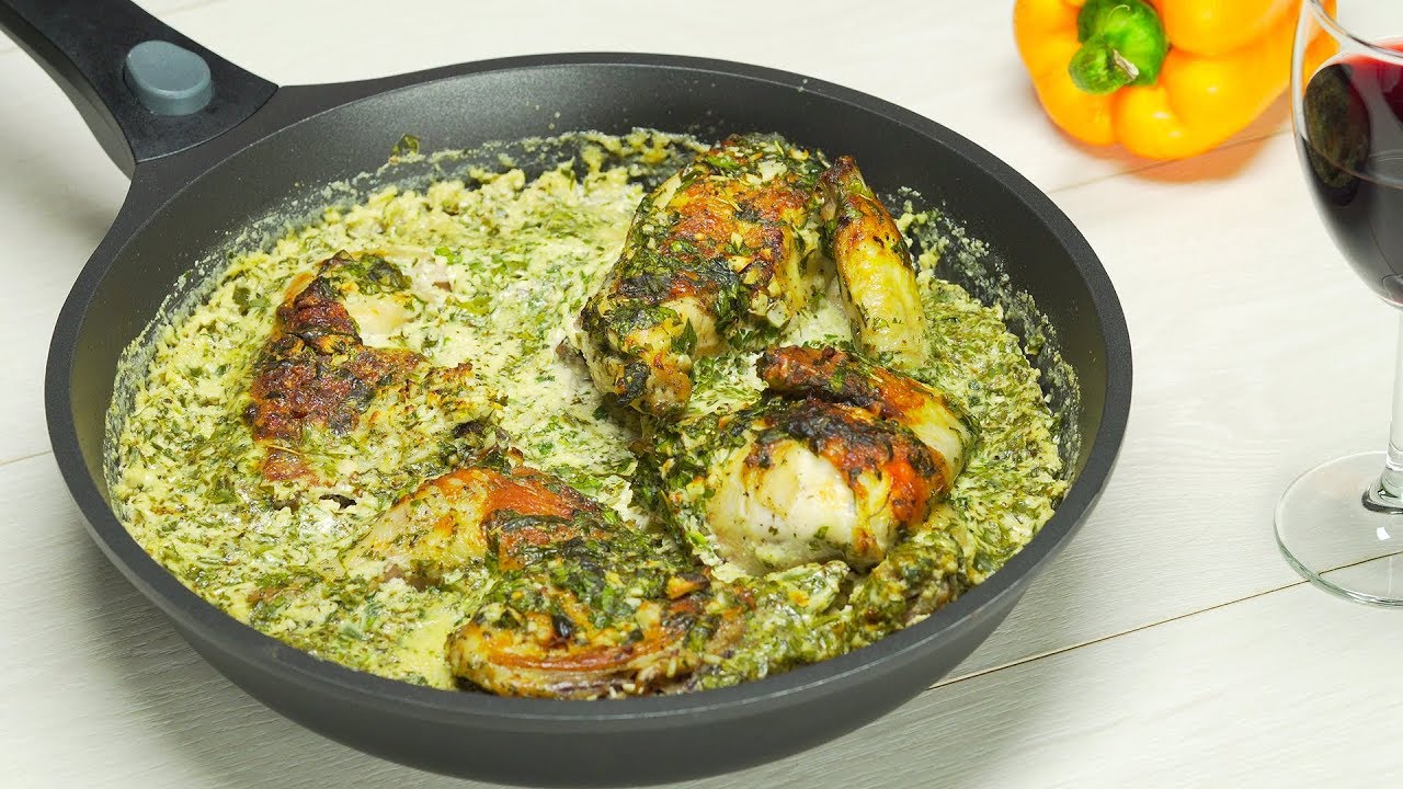 ЧКМЕРУЛИ. Цыпленок в соусе. Грузинская кухня. смотреть онлайн