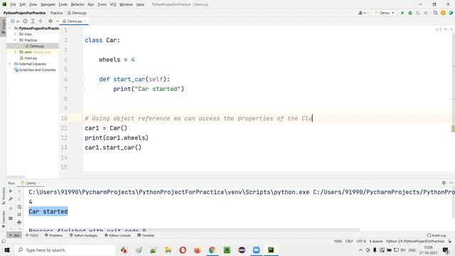 self in Python (Python Tutorial - Part 43) смотреть онлайн