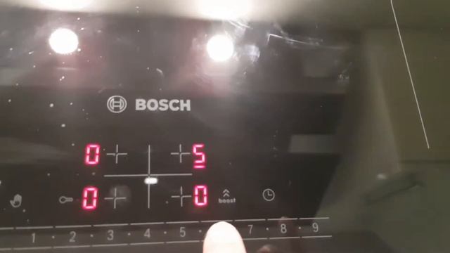 Bosch PIE631FB1E - проверка на скважность (мощность в настройках подзажата) смотреть онлайн