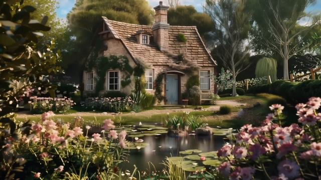 English Cottage Ambience 🌷🏡ㅣSpring Garden & Birds Chirping For CottageCore Relaxation