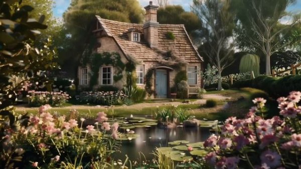English Cottage Ambience 🌷🏡ㅣSpring Garden & Birds Chirping for CottageCore Relaxation