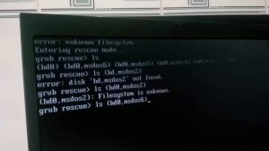 Fix unknown filesystem Grub rescue Ubuntu, Windows