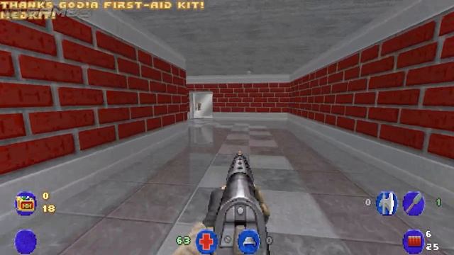 Zio McCall's Brutal Wolfenstein 3D (REMAKE) Прохождение без комментариев - Часть 4