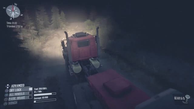 MudRunner American Wilds: Western Star 6900XD + Ford LTL 9000 Mount Logmore Delivery смотреть онлайн