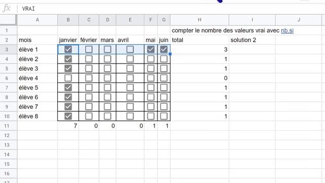 INSERER ET UTILISER CHECKBOX DANS GOOGLE SHEET 2 solutions смотреть онлайн