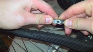 Как расстегнуть замок велоцепи