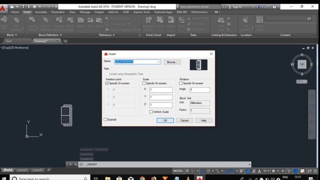 SCALE COMMAND Autodesk AutoCad Educational Video Tutorial 5 BEIGNNERS смотреть онлайн