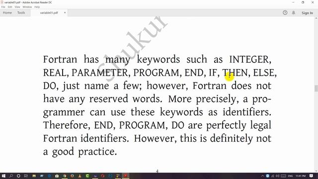 variable,constant,parameter in fortran смотреть онлайн