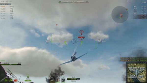 Пак модов (Mods Pack) от DimonKIPIA для World of Warplanes (Wowp)