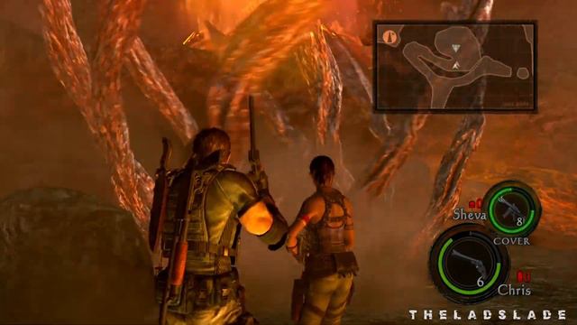Resident Evil 5- Albert Wesker Uroboros Mutated Form Boss Fight 1080p 60fps смотреть онлайн