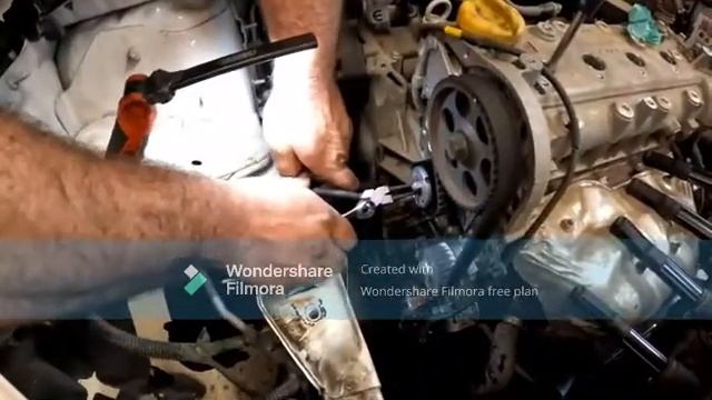 Fiat Tipo 1.4 MPI timing belt and water pump replacement смотреть онлайн