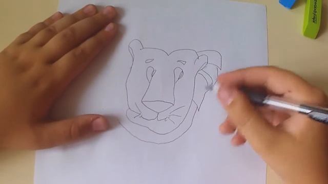 #8 как нарисовать львёнка !!! смотреть онлайн