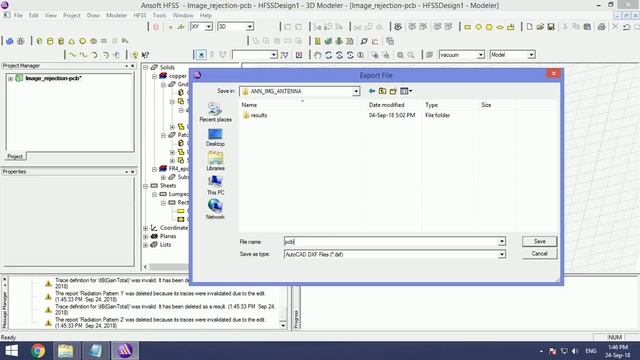 How to Export DXF file from HFSS Design смотреть онлайн