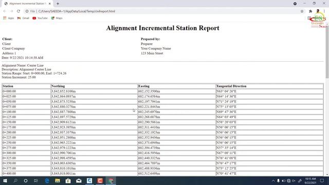 Center Line Coordinates Executing | How to Export Center Line Coordinates to Excel From Civil 3D смотреть онлайн