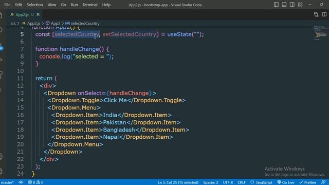 Dropdown Component in ReactBootstrap in Hindi смотреть онлайн