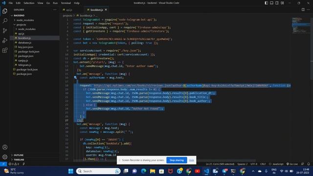 Book History bot with firebase database смотреть онлайн