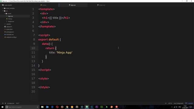 Vue JS 2 Tutorial #19 - Nesting Components смотреть онлайн