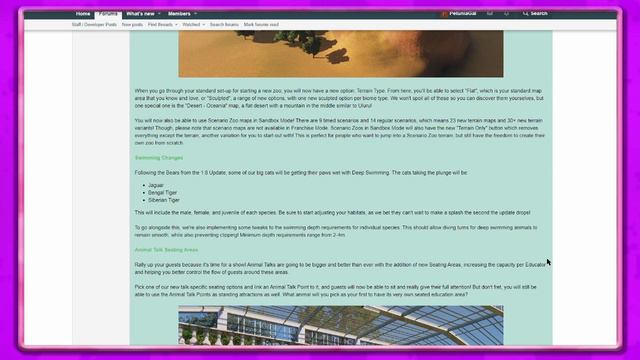 Planet Zoo Free Update 1.7 | Forum Post смотреть онлайн
