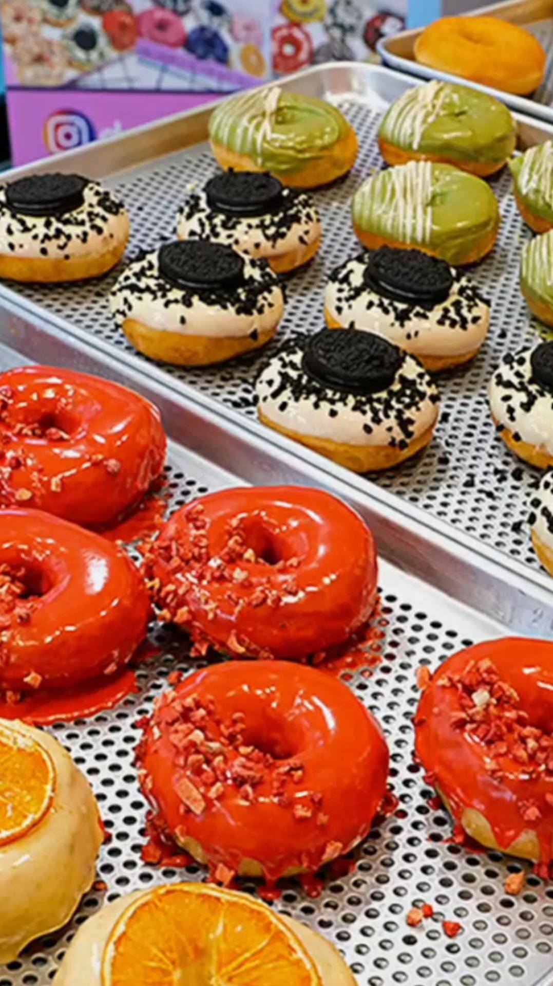 Пончики с разными вкусами #shorts #пончики смотреть онлайн