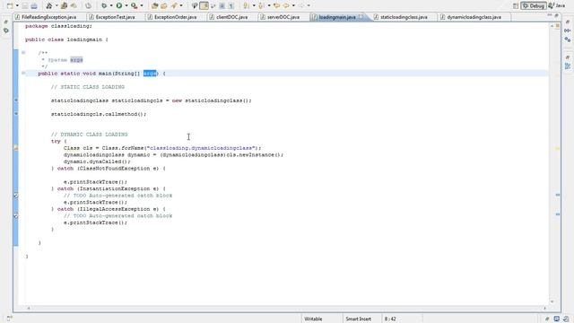 java static & dynamic class loading interview смотреть онлайн