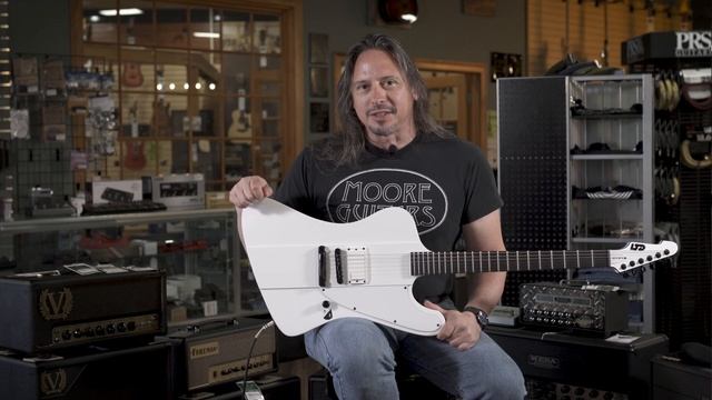 ESP/LTD Phoenix Arctic Metal Snow White Satin смотреть онлайн
