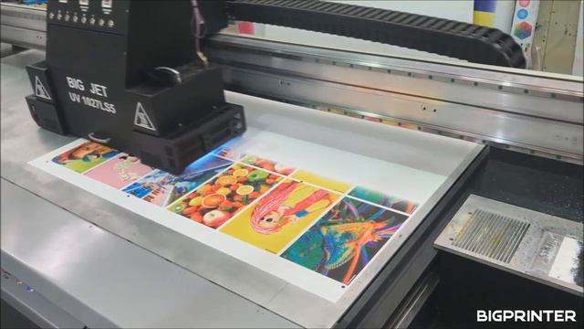 BIGPRINTER UV1027LS printing on self-adhesive film _ печать на плёнке смотреть онлайн