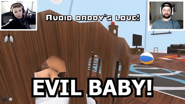 GOOD BABY VS EVIL BABY ROLEPLAY!!! (Who's Your Daddy) смотреть онлайн