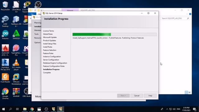 Download & Install Microsoft SQL Server 2014 Express & Management Studio & Connect Created Instance смотреть онлайн