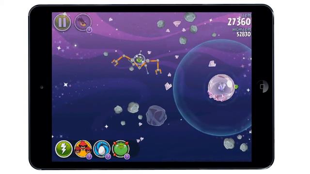 Angry Birds Space 7-9 Cosmic Crystals (3 Stars) смотреть онлайн