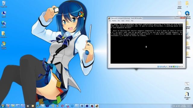 Nanami OS 1.00 Build 25 - Demo (VirtualBox) смотреть онлайн