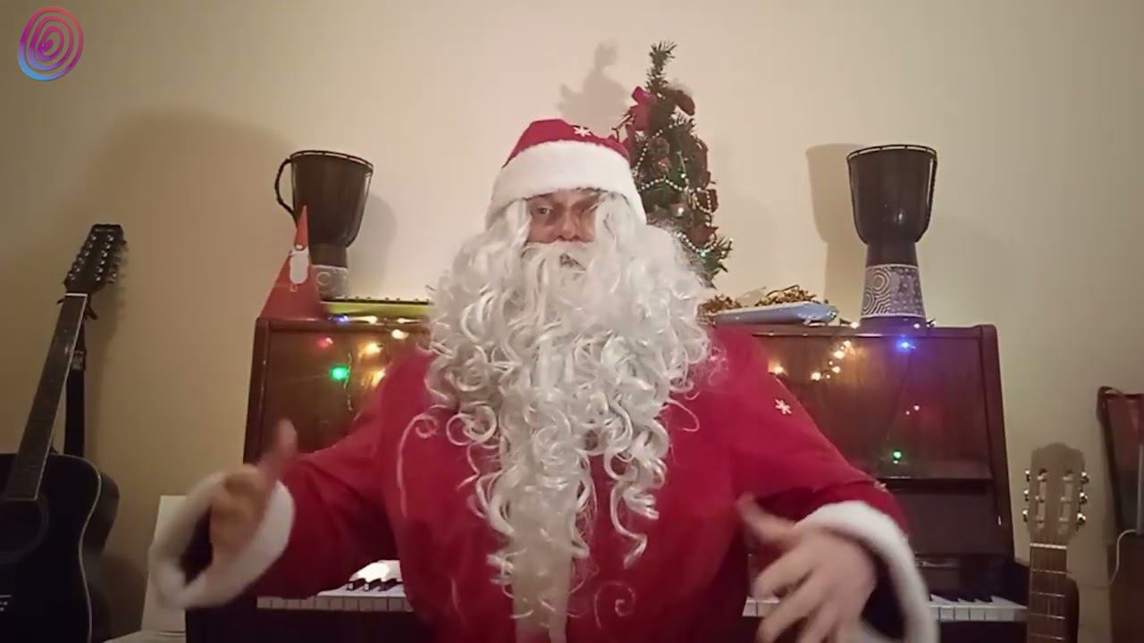 Приглашение на новогодний праздник от УЦ им. Н.П. Бехтеревой, Дед Мороз смотреть онлайн