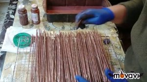 Подготовка газетных трубочек к плетению/Покраска/Смягчение. Часть 1.