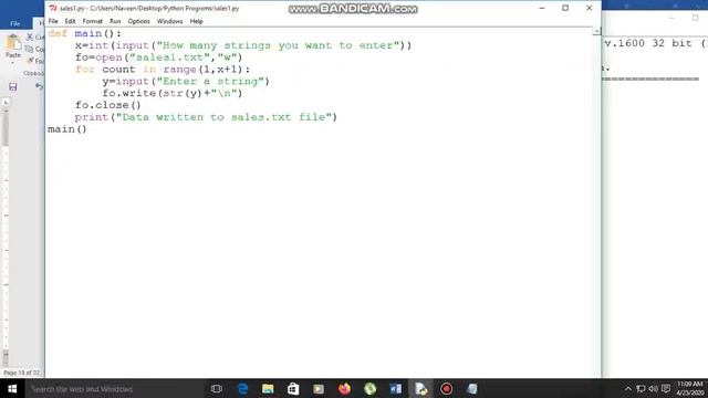 PYTHON - Appending Data to File, Renaming, Deleting file and Reading a file with Loops by Naveen смотреть онлайн