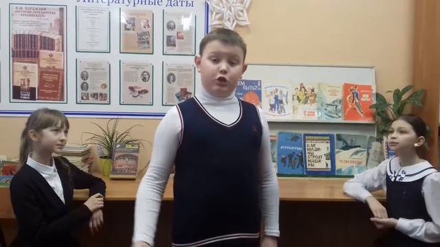 #читающая страна Маяковский "Что такое хорошо" читают уч-ся 4 кл. г Вологда смотреть онлайн