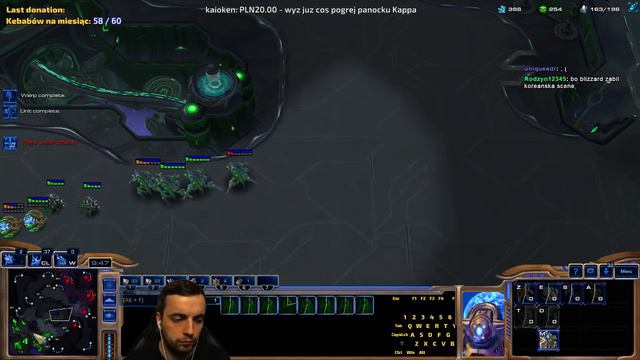 Walka z zabójczą kompozycją Zerga - Ravager/ling/baneling/mutalisk смотреть онлайн