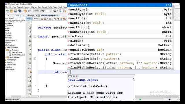 Lecture 5 part 1: Runtime input in Java using Scanner class in Hindi смотреть онлайн