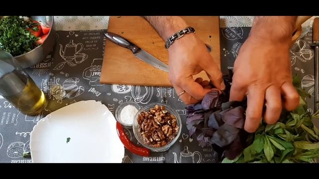 Запахло весной! Салат по-грузински! Грузинская кухня. смотреть онлайн