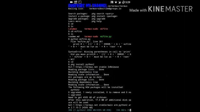 python syntax error problem solove in termux смотреть онлайн