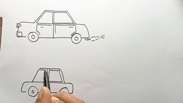 4 Car Drawing for kids Very Easy || How To Draw A Car Step by Step смотреть онлайн
