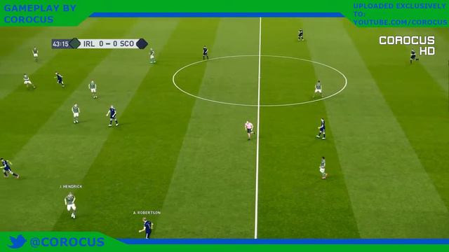 Ireland vs Scotland | Aviva Stadium | 2022-23 UEFA Nations League | PES 2021 смотреть онлайн