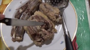 Самый нежный холодец из бычьих хвостов. Деликатес из говяжьего хвоста. Студень говядины