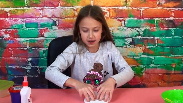 Как сделать перламутровый слайм из двух ингредиентов | PrinCess KA смотреть онлайн