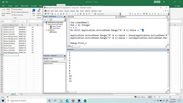 Loops in VBA | Do Until Do While and While-Wend | Excel VBA | Visual Basic for Application смотреть онлайн