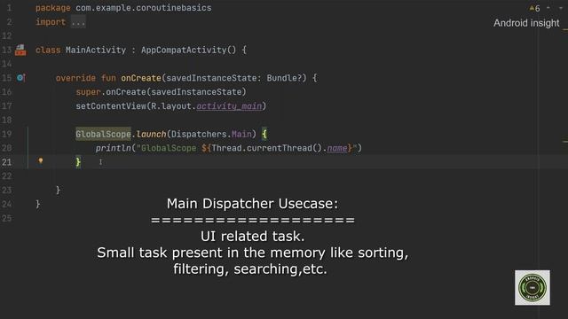 Dispatcher in Coroutine - Kotlin | Part - 9 смотреть онлайн