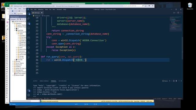 How To Export Data From SQL Server To Excel With Python смотреть онлайн