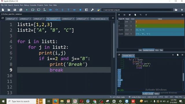 Break in Nested Loops | Python Tutorial in Urdu | Hindi смотреть онлайн