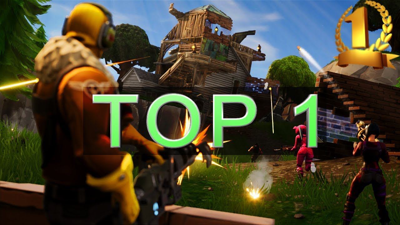 Fortnite - первый ТОП 1 в фортнайт смотреть онлайн