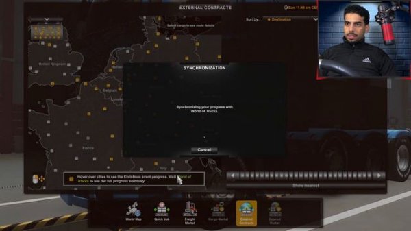 شرح تسجيل في World of Trucks ونقل حمولات Events في محاكي الشاحنات|ETS2/G29