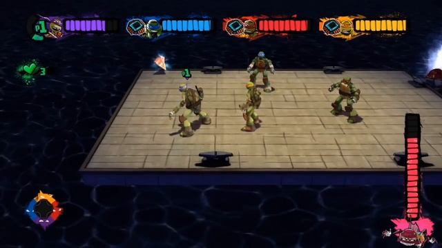 Teenage Mutant Ninja Turtles The Video Game episode 3 | Boss Fight Fish Face смотреть онлайн