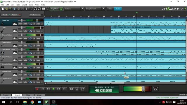 Shape Of You Music Covers (Violin, Cello ,Saxsophone , Guitar ,Piano MTP/BEST Covers